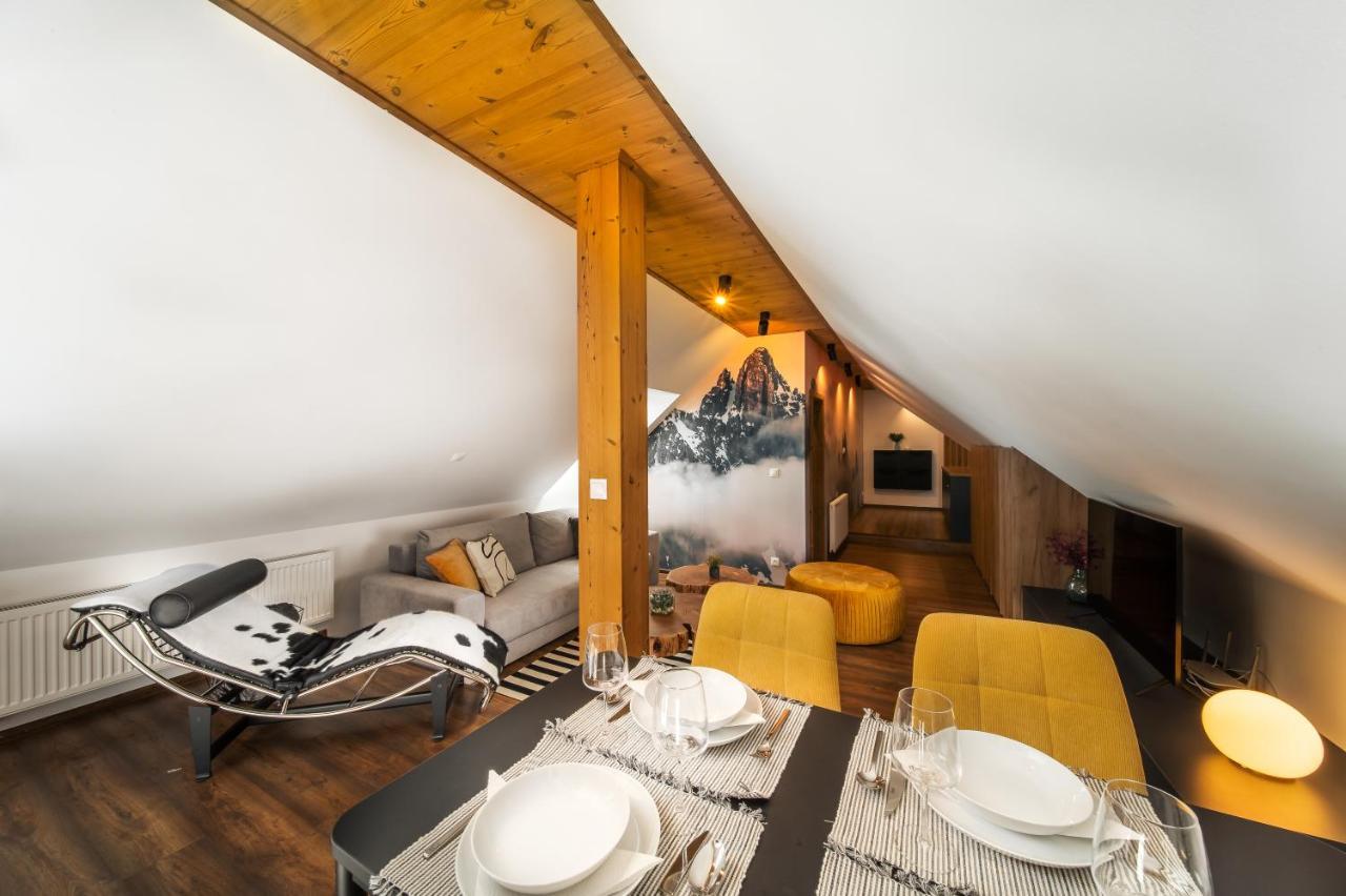 Cozy Mountain Attic Apartment In High Tatras Vel'ka Lomnica Esterno foto